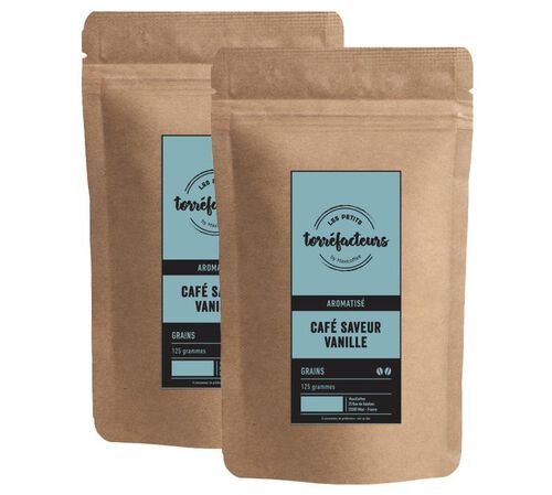 Les Petits Torr&eacute;facteurs - Caff&egrave; in grani gusto vaniglia -  250 g