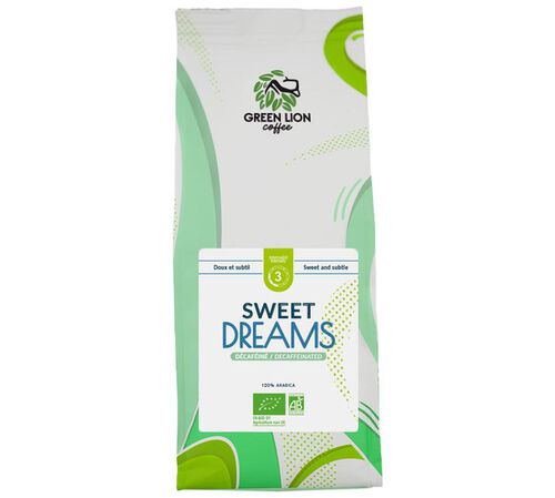 Green Lion Coffee - Caff&egrave; in grani Bio - Sweet Dreams - 250 g