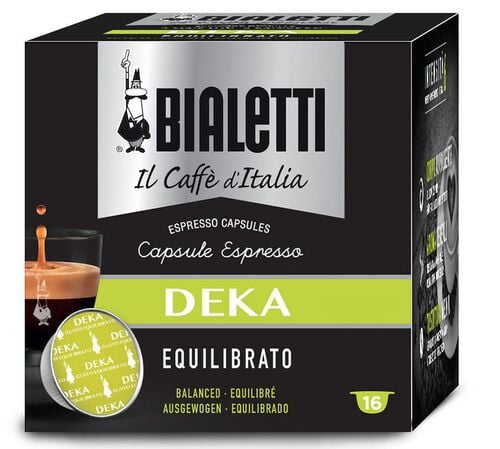 Bialetti Mokespresso Capsules Italian Decaf x 16 coffee pods
