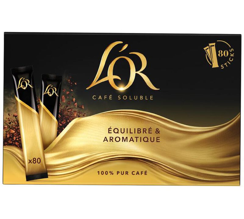 L'Or - Caff&egrave; solubile 100% Arabica 80 bustine image number 1