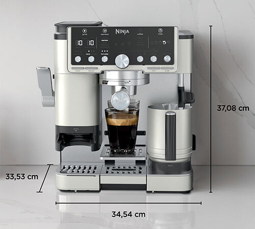 Machine expresso NINJA ES701EUWH Luxe avec tamper int&eacute;gr&eacute; image number 3