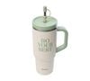 Gourde isotherme avec paille Travel cup Level up - 90 cl - QWETCH image number 1