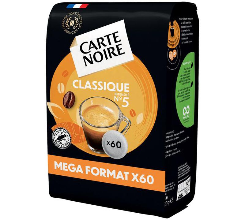 60 dosettes souples n&deg;5 Caf&eacute; Classic - CARTE NOIRE image number 3