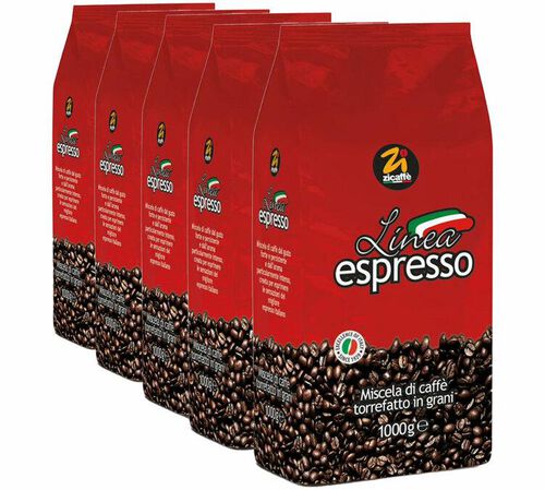 5 kg Caf&eacute; en grain Linea Espresso - ZICAFFE