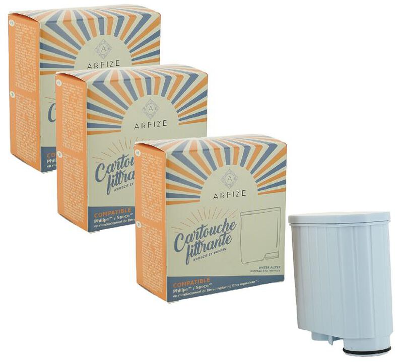ARFIZE - ACF-11A - Water Filters Compatible with AquaClean Philips / Saeco / Kottea Pack of 3 image number 0