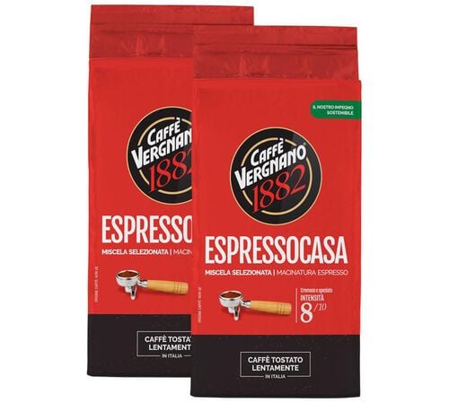 2 x 250 g - Caf&eacute; moulu - Espresso Casa - CAFF&Egrave; VERGNANO