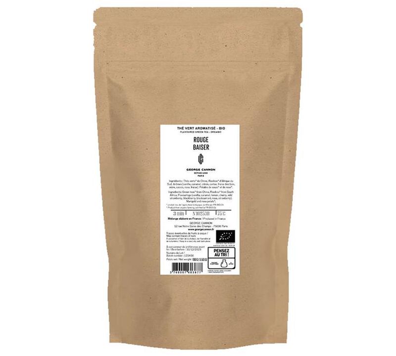 George Cannon - T&egrave; verde Biologico 'Rouge Baiser' 100 g - image number 1