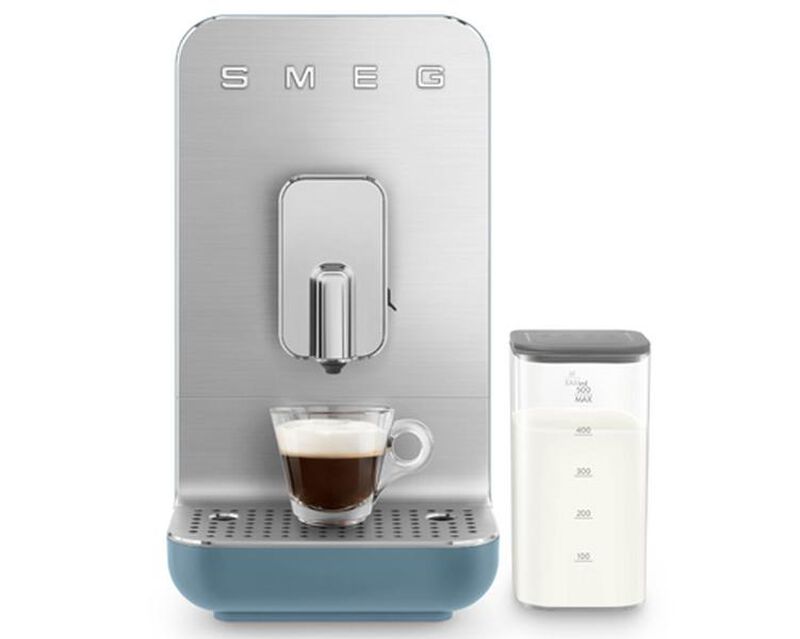 Expresso Broyeur SMEG BCC13SBMEU Syst&egrave;me lait - Bleu Orage image number 1
