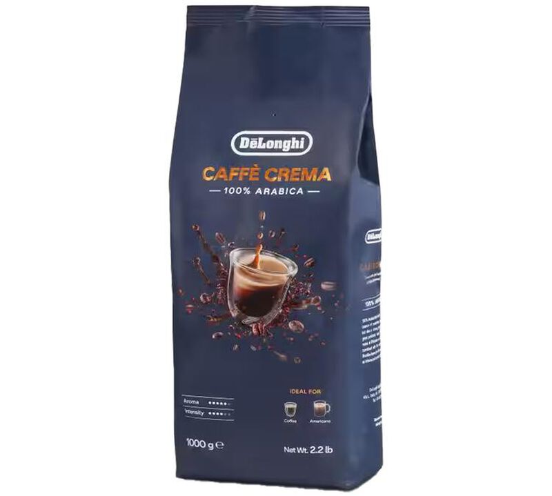 1 kg - Caf&eacute; en grain - Caff&egrave; Crema 100% Arabica  - DELONGHI image number 0
