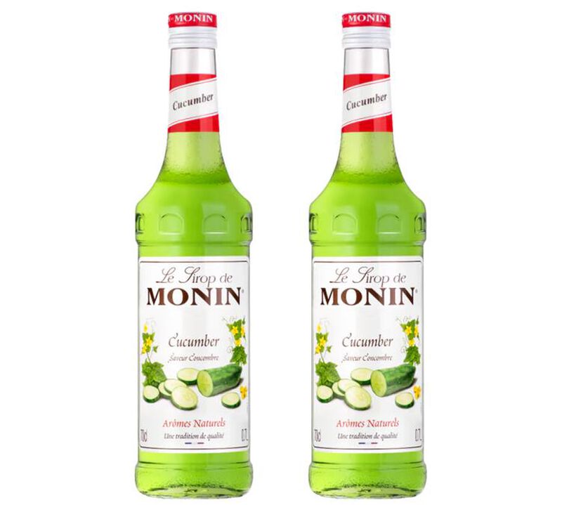 Sirop Monin - Concombre - 2 x 70 cl image number 0