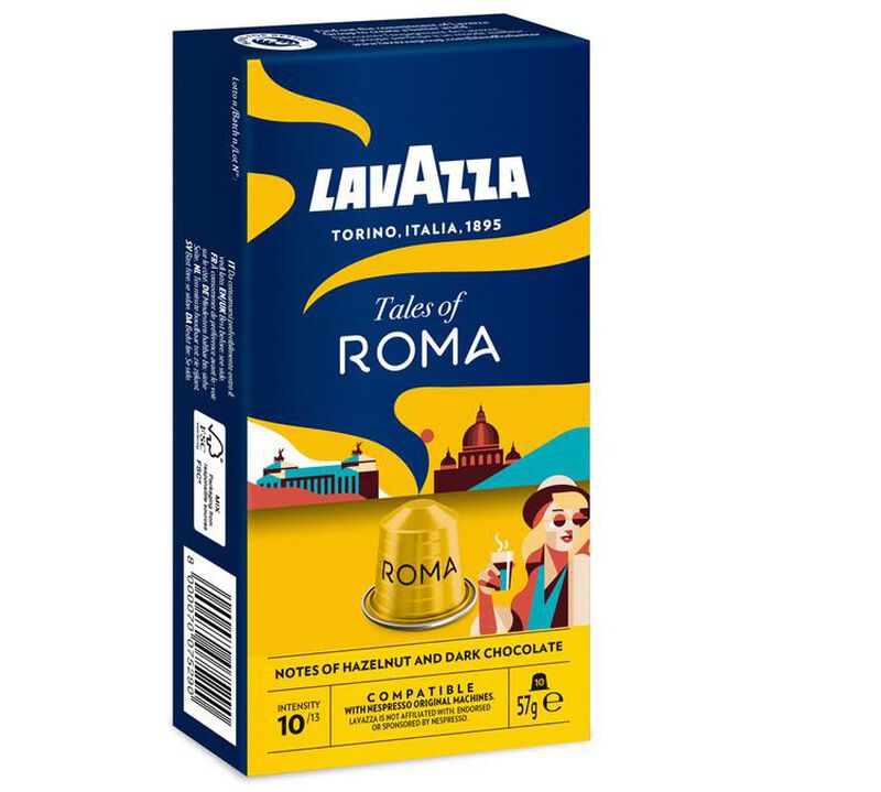 100 Nespresso* Original Compatible Capsules Tales Of Roma &ndash; LAVAZZA image number 3