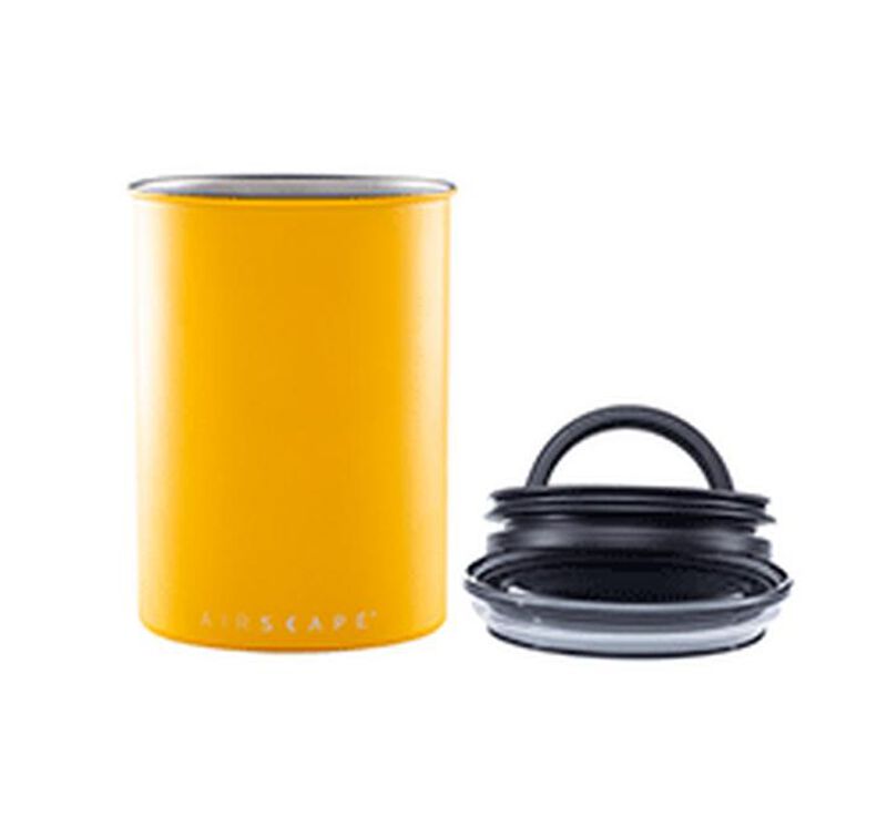 Airscape Yellow Coffee Storage Container - 500g image number 1