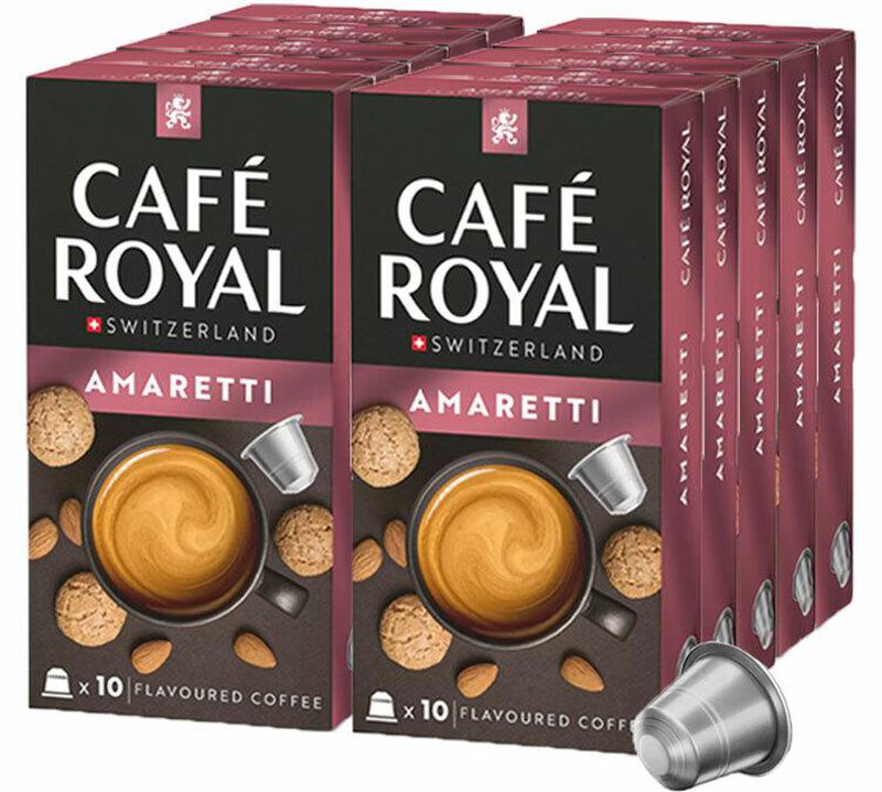 100 capsules compatibles Nespresso* Original Amande - CAF&Eacute; ROYAL image number 0