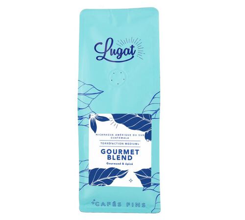 Lugat - Caff&egrave; in grani - Gourmet Blend - 250 g