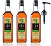 Lot 3 Sirops Bio d'Agave - Bouteille verre 3x1L + Pompe doseuse - 1883 ROUTIN image number 0