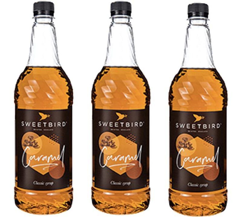 Lot de 3 Sirops Caramel - 3 x 1L SWEETBIRD image number 0