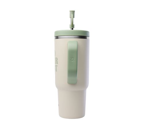 Gourde isotherme avec paille Travel cup Level up - 90 cl - QWETCH image number 2