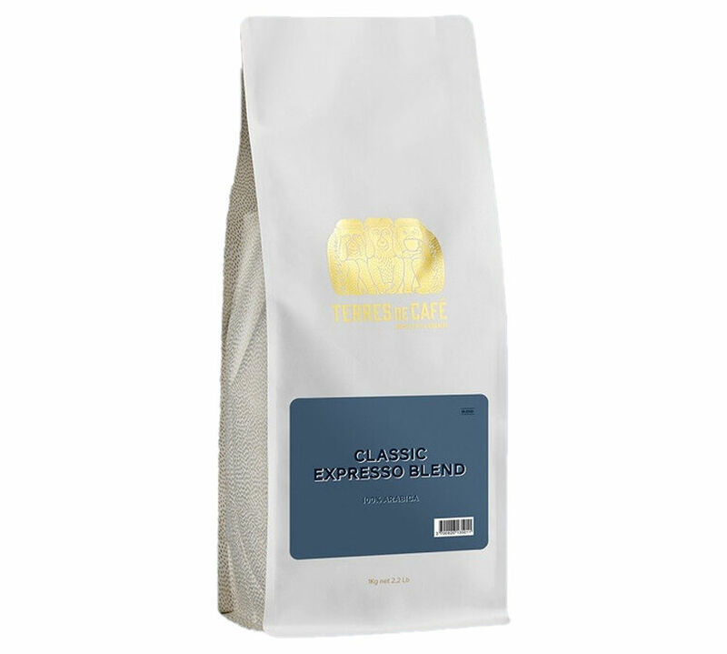 1 kg - Caf&eacute; en grain - Classic Expresso Blend 100% Arabica - TERRES DE CAF&Eacute;S image number 0