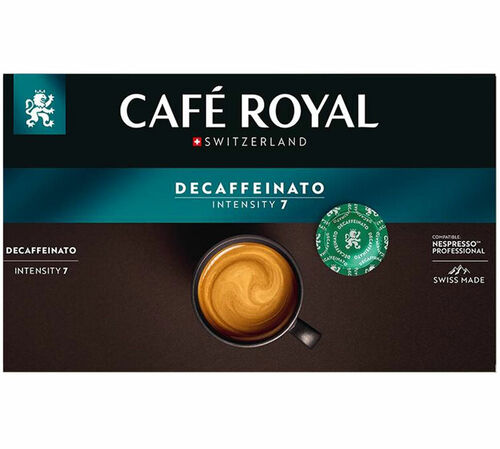 50 Nespresso* Pro Capsules Decaffeinato &ndash; CAFE ROYAL