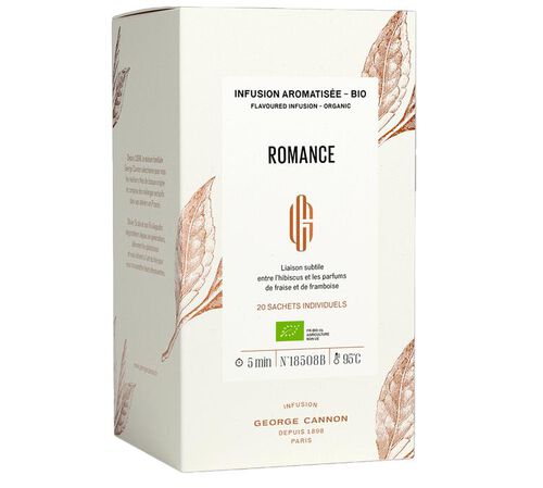 George Cannon Organic Herbal Tea Romance - 20 Tea Bags