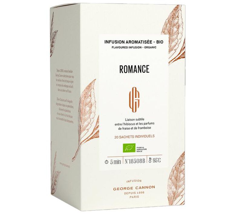 George Cannon Organic Herbal Tea Romance - 20 Tea Bags image number 0