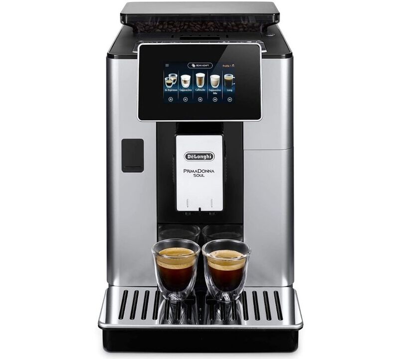 DeLonghi ECAM 610.55.SB PrimaDonna Soul Silver Black Macchina da caff&egrave; automatica image number 1