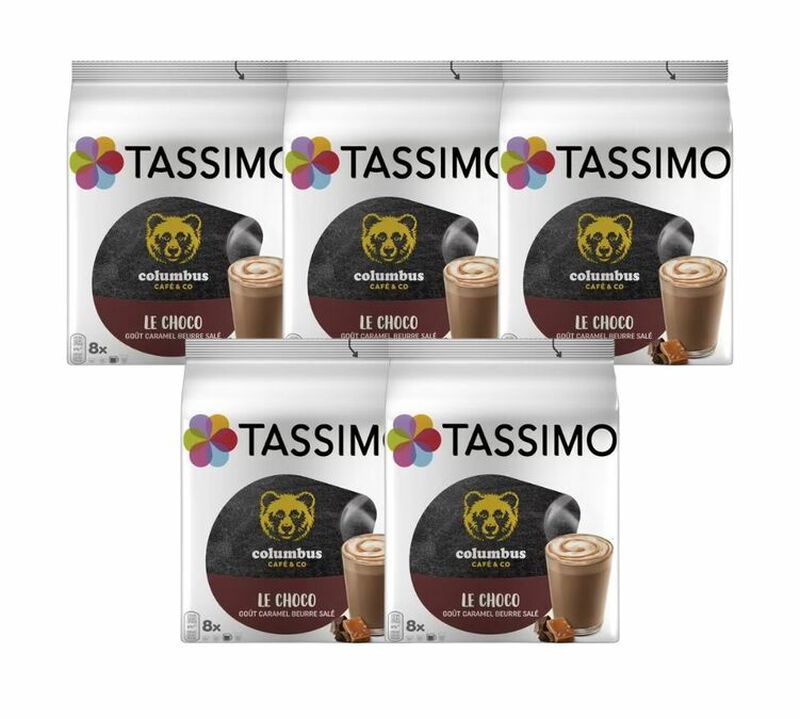 Tassimo Columbus Salted Caramel Chocolate Pods x 40 T-Discs image number 0