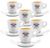Pellini Top Set of 6 Porcelain Espresso Cups and Saucers - 6cl image