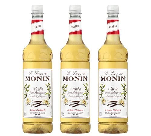 Sirop Vanille Bouteille plastique 3 x 1L - MONIN