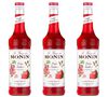 Sirops Fraise bonbon 3 x 70cl - MONIN image number 0