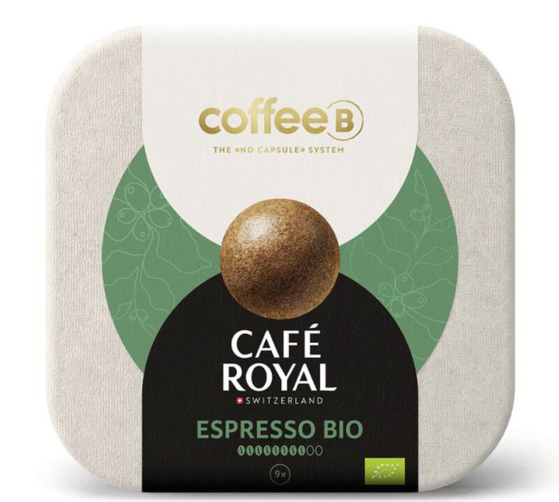 Coffee Balls Organic Espresso by Caf&eacute; Royal CoffeeB Compatible x 9 image number 0