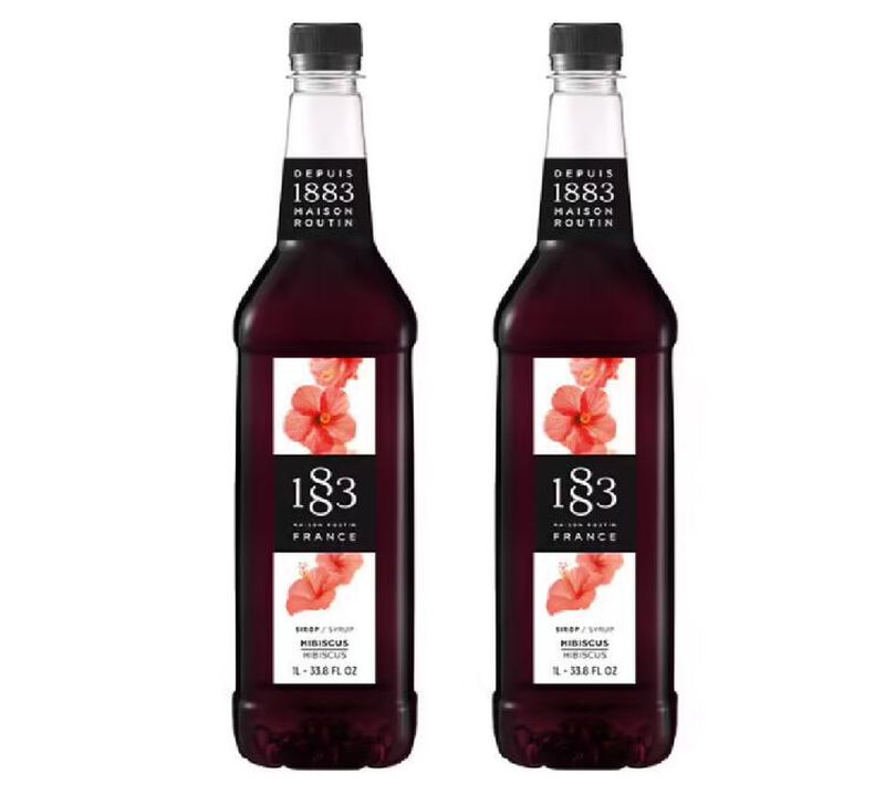 Sirop d'hibiscus 1883 Routin - Bouteille Plastique - 2 x 1 L image number 0