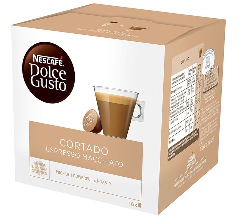16 Espresso Macchiato (Cortado) Pods - NESCAFE* DOLCE GUSTO* image number 0