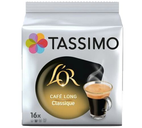 Tassimo Pods L'Or Caf&eacute; Long Classique x 16 T-Discs