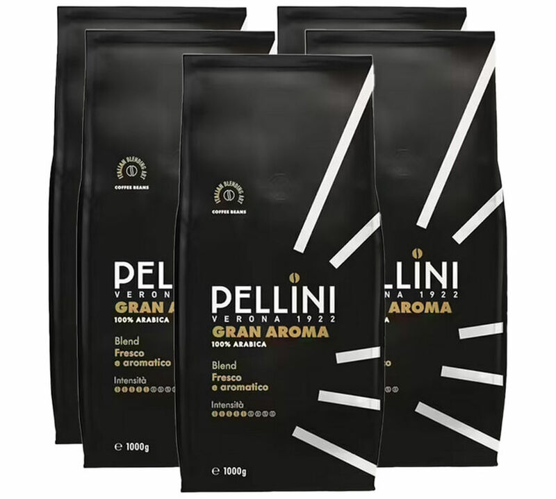 5Kg caf&eacute; en grain Gran Aroma n&deg;3 - Pellini image number 0