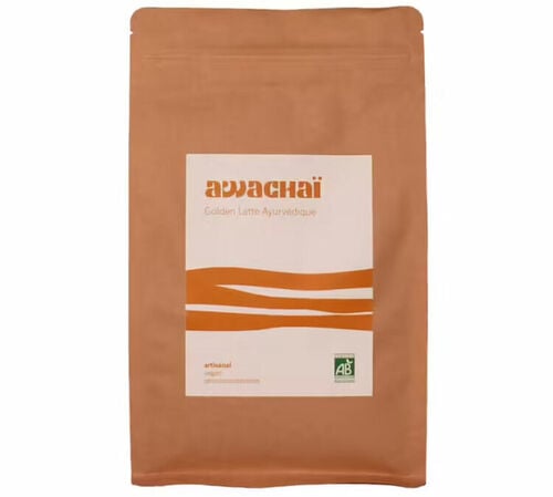 Golden Latte Ayurv&eacute;dique Artisanal Vegan Bio - Vrac 1 kg - AWACHA&Iuml;