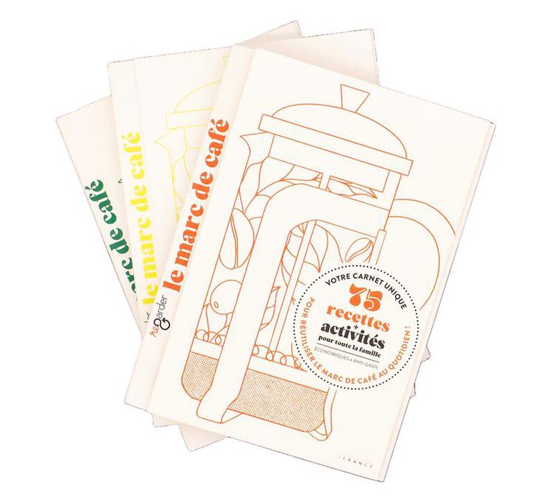 Livre - 75 recettes et activit&eacute;s pour r&eacute;utiliser le marc de caf&eacute; - RE-GARDER image number 0