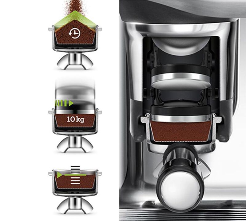 Sage Barista Touch Impress Cold Espresso SES882BST4FEU1 Inox Nero image number 6