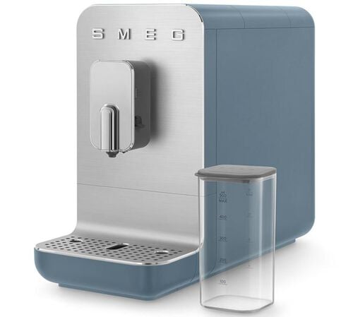 Expresso Broyeur SMEG BCC13SBMEU Syst&egrave;me lait - Bleu Orage