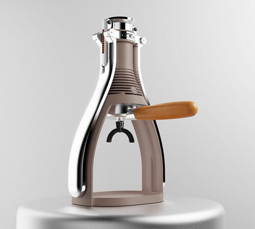 ROK Presso Smartshot Manual Espresso Machine - Warm Grey image number 1