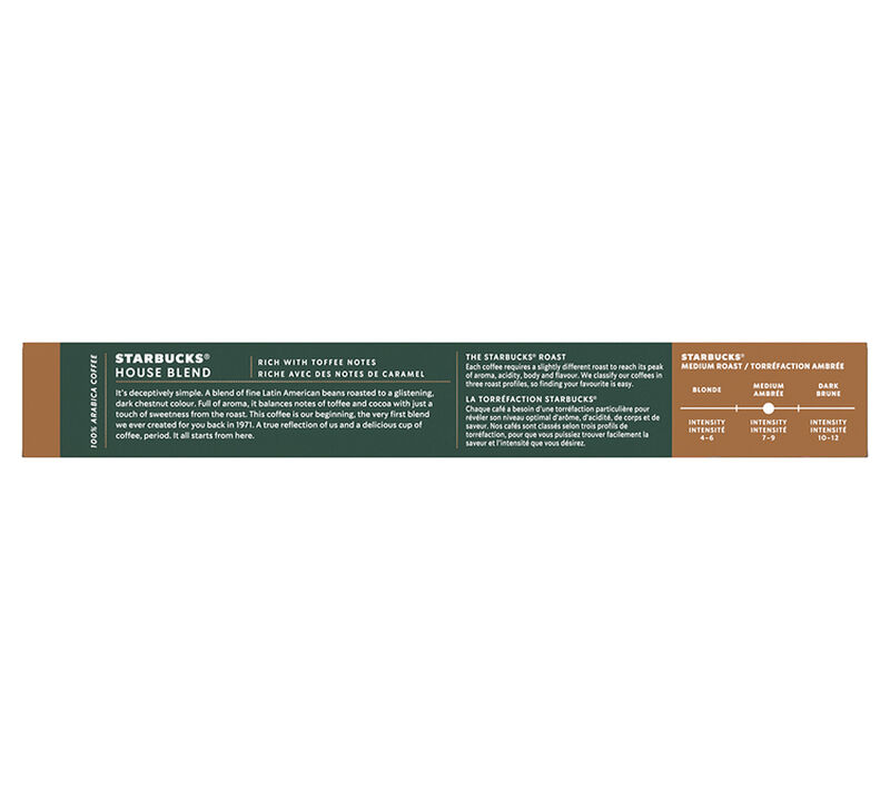 10 capsule compatibili Nespresso* Original House Blend &ndash; Starbucks image number 3