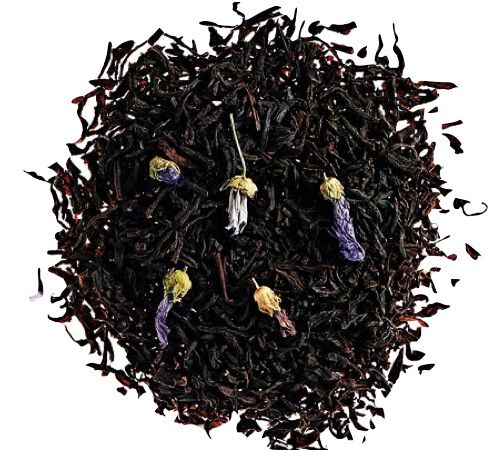 Th&eacute; Noir Violette mon Amour - Vrac 100 g - COMPTOIR FRAN&Ccedil;AIS DU TH&Eacute;
