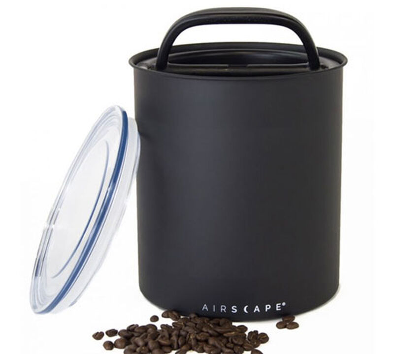 Airscape Coffee Canister Matte Black - 1kg image number 1
