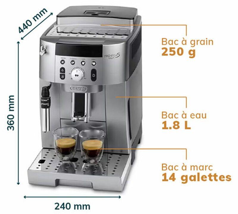 De'Longhi Kaffeevollautomat Magnifica S Smart ECAM250.31.SB image number 9