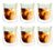 PYLANO set of 6 'Mila' double wall cappuccino glasses - 250ml image