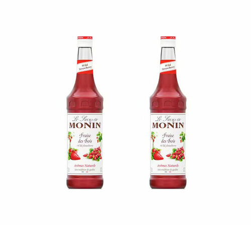 Sirop Monin - Fraise des bois - 2 x 70 cl