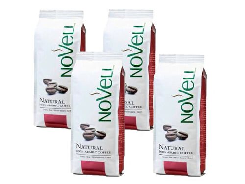 Novell - Caff&egrave; in grani Natural 100% Arabica 4 x 250 g