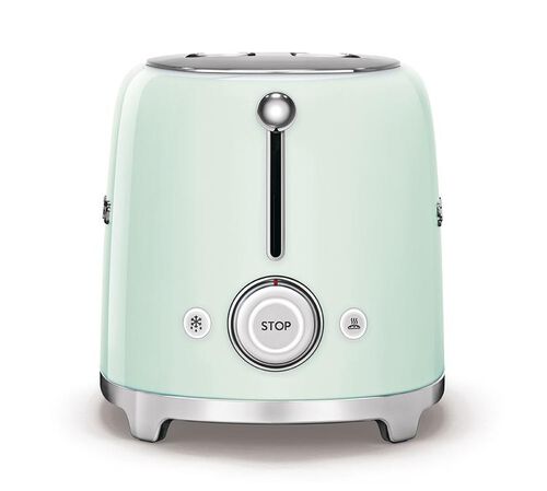 Set Petit-D&eacute;jeuner Grille-Pain TSF01PGEU et Bouilloire KLF05PGEU Vert d'eau - SMEG image number 2