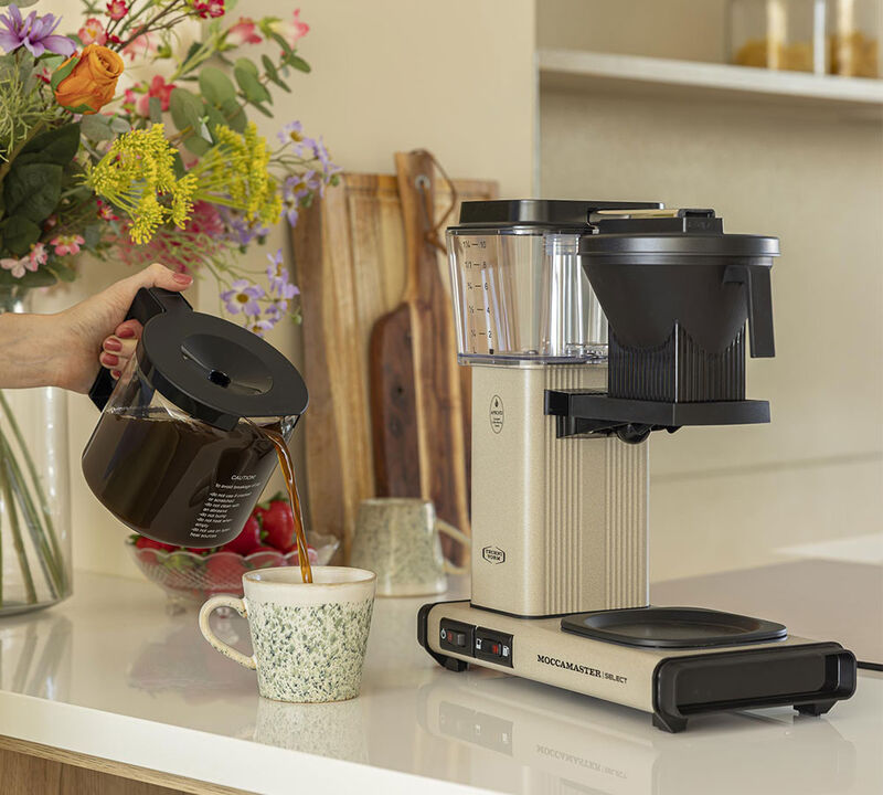 Filterkaffeemaschine Moccamaster KBG Select Sandbeige image number 9