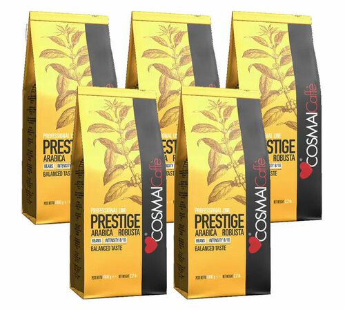 Cosmai Caff&egrave; - Caff&egrave; in grani per uso professionale - Prestige 5 kg
